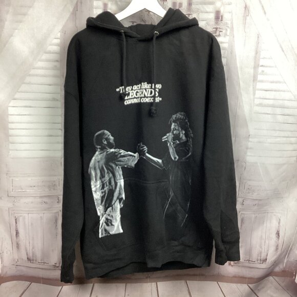 Drake & J Cole Big As What Tour Merch Hoodie XL